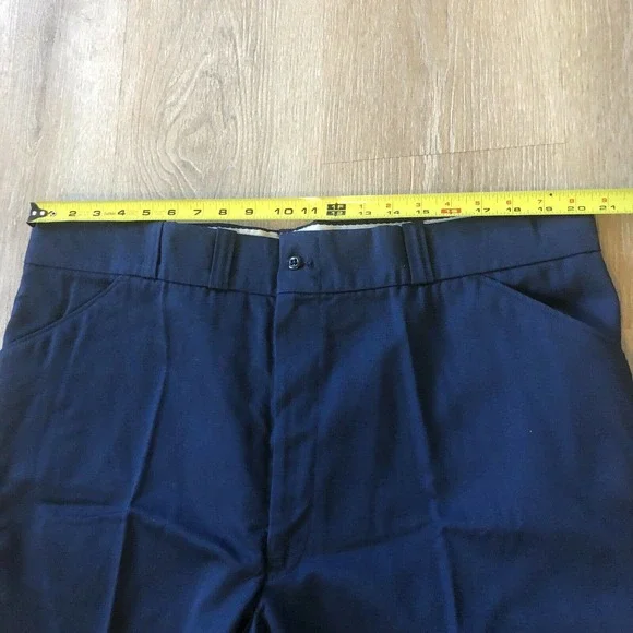 Montgomery Ward vintage work pants flannel lined new NWT. mens 44/29 blue